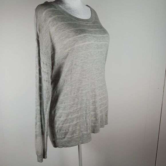 Lane Bryant Size 18/20 Sweater Lightweight Semi-sheer Long Sleeves Gray - Picture 3 of 8
